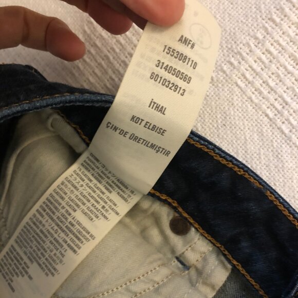 ABERCROMBIE & FITCH Boot Cut Low Rise Denim Jeans Women's Size 4R B83 - Picture 10 of 14